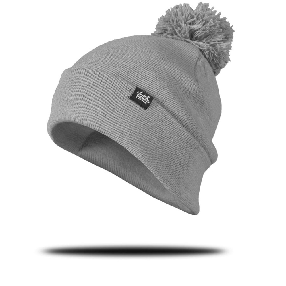 Virtaka winter Pom beanie hat cap